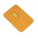 Cardholder for phone, leather, magsafe, orange