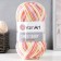 Yarn "Sweet Baby" 100% acrylic 300m/100g (907 orange-salad-sugar)