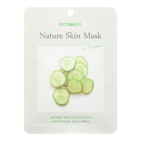 Facial mask for Foodahlic, with cucumber extract, 25 g