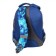 School backpack, textiles, luris print Camouflage blue, 30x17x44 cm