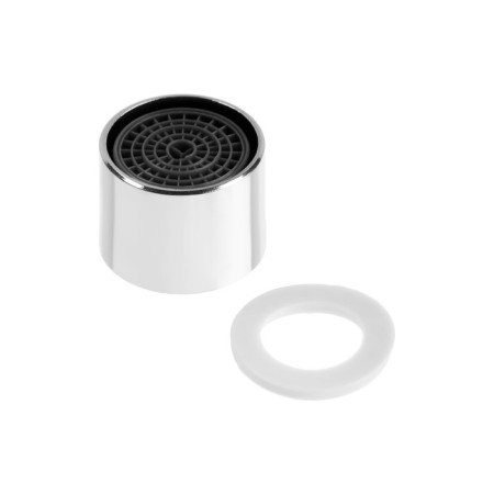 Zein aerator, internal thread, d = 22 mm, plastic grid, metal case, chromium color-8