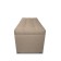 Puff with a lid and weighting, 800 × 400 × 420 mm, Savana Rogozhka, Camel color