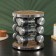 Set for spices on the stand "Eco", 19 × 21.5 cm, 12 pcs