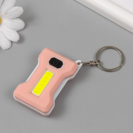 Light light on the ring "Direct pink" shines, flashes, aaah2 pcs 3.7x5.2x1.5 cm-2