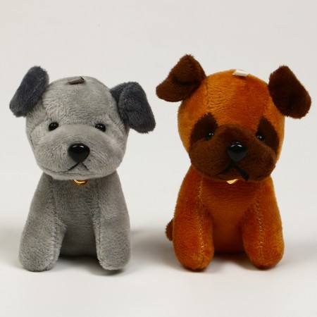 Training cards with a soft toy "Dog", color mix-1