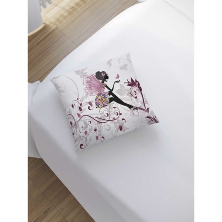 Decorative pillowcase "thoughtful fairy", on a zipper, size 45x45 cm-1