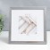 Photo frame Plastic "Mira" 20x20 cm silver (plastic screen)