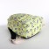 A backpack with a zipper, bag, cosmetic bag, yellow color