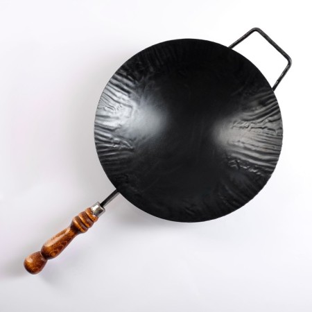 Saj-Walke pan. Frozen diameter 31.5 cm, steel thickness 1.5 mm-1