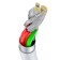 Cable Baseus, Type -C - USB, 6 A, 66W, TPE braid, 1 m, white