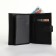 Male purse on the button, department for auto documents, black color