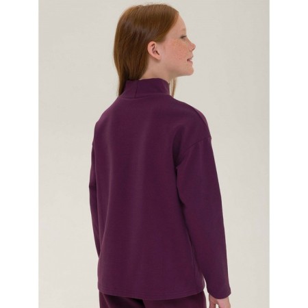 Jumper for girls, height 116 cm, burgundy color-2