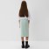 Minaku girl skirt: jeans collection, mint color, height 158 ​​cm