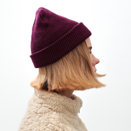 Women's hat minku, burgundy color, rr 56-58-1