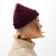 Women's hat minku, burgundy color, rr 56-58