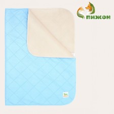 Single for animals reusable absorbent, 70 x 90 cm, blue