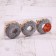 Christmas tree decoration "Donuts" (set 3 pcs) 2x8 cm
