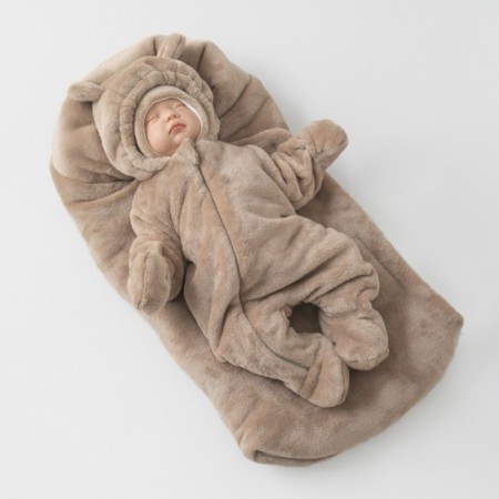 Set for discharge Winter Kinderlitto "Domovyon", 5 items, height 56-62 cm, cappuccino color-1
