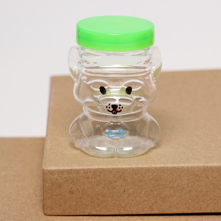 The basis for creativity and decor is a jar with a “puppy” lid, size - 6 × 3.5 × 4 cm, mix color