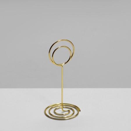 Club with a clip "Circle", 3 × 3 × 8.3 cm, color gold-2