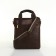 Male bag, igermann, brown color