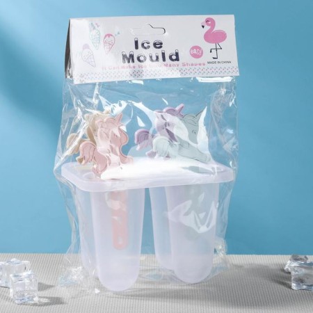 Form for ice cream "Unicorns", 12.5 × 7.5 × 14 cm, 4 cells, color mix-7