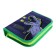 Penal 3 sections, tab inside, 140 x 210 x 40 mm, fabric, calligrata top Block "Dinosaur"