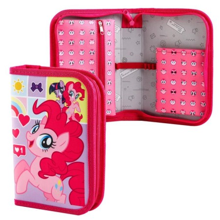 Penal frame, 1 section, 140x210x40 mm, hinged pocket, fabric, My Little Pony-4