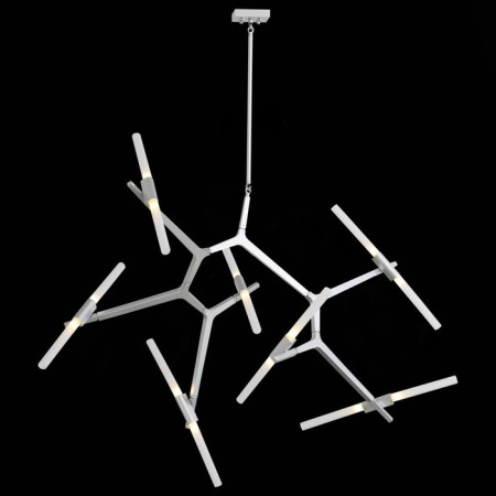 Ceiling Ceiling ST LUCE. SL947.102.14. Laconicita. 14x5 watts, G9, 40x160x73 cm, silver color-12