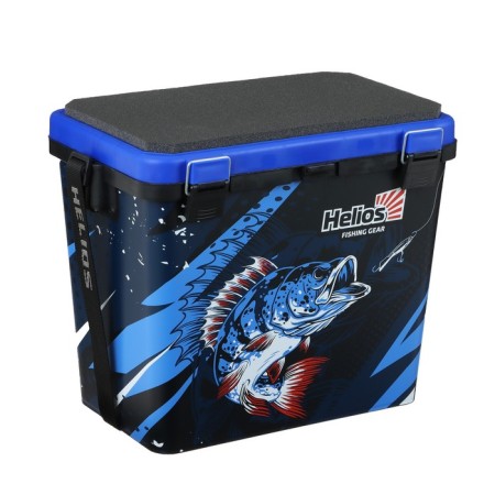 Fisherman winter Ice Fishing box single-section blue (HS-IB-19-FB-1) Helios-2