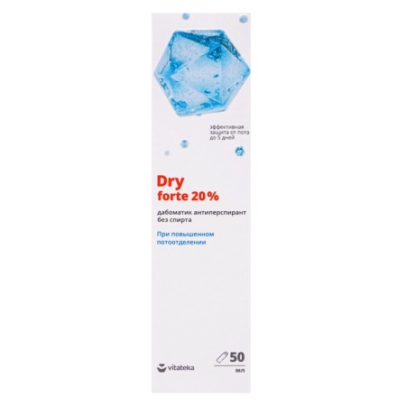 Dabomtik Vitaktey Drai Forte 20% of abundant sweating, without alcohol, 50 ml-2