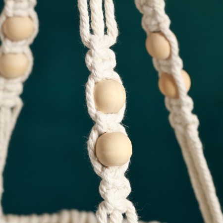 Suspended pot - Macrame "Lina" 15x15x20cm-1
