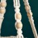 Suspended pot - Macrame "Lina" 15x15x20cm