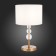 Evoluce bedside lamp. Sle105714-01. Ramer. 1x40 W, E14, 26x26x44.5 cm, brass color, transparent