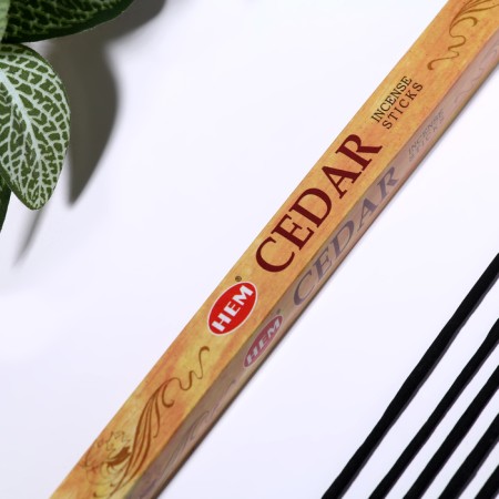 Incense hem "Cedar. Cedar", 8 wands in packaging, four -sided-1