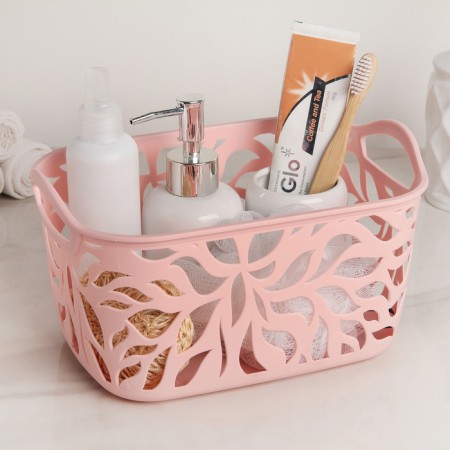 Storage basket "Leaves", plastic, 23.5 × 16.5 × 13.5 cm, color mix-2