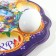 Easter stand for 8 eggs and cakes "Chickens", 24 x 25 cm.