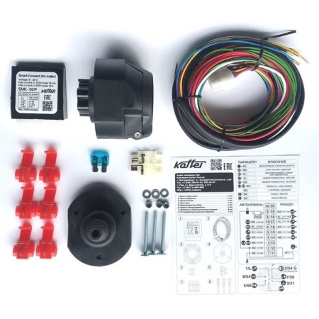 Cooffer coordination unit with a socket and wires Smart Connect (F) for connecting a rubber, universal, SMK02p
