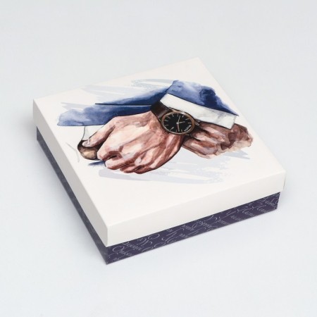 Folding box, "brutal gift" 20 x 20 x 6 cm-2