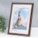 Photo frame Plastic "Office" 21x30 cm, red tree, with a leg (288)