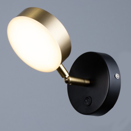 Bra "Amadis" LED 5W black and gold 10x10 cm-1
