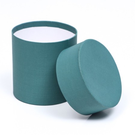 Hat box, emerald, 10 x 10 cm-2