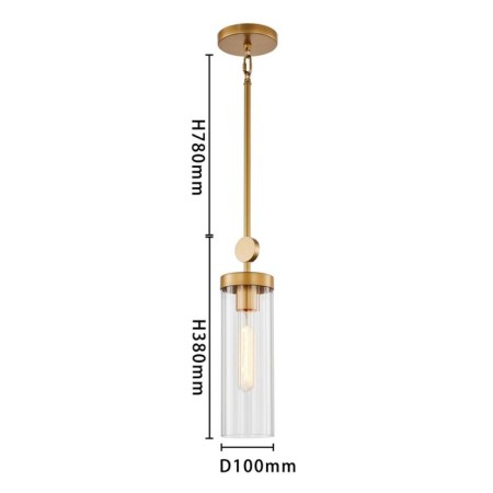 Suspension Radiales 105 mm, E27 60W-2