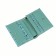 P914 Wallet on the button, the map for maps (6)/coins/bill, turquoise color 10.5x12.5x1.5cm