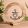 Interior souvenir in the wooden ring "Anchor" 30x8x33 cm