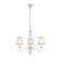 Suspended chandelier Citilux "Rowena" CL427130, 65x65x65 cm, 3x60W, E14, white color