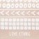 Towel kitchen shade Love Ethnic, 35x60 cm, 100% cotton, 160g/m2