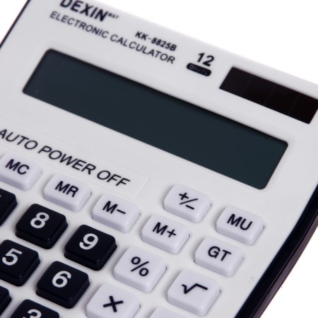 Deskal calculator "Dexin" 12 - discharge KK - 8825V-4