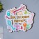 Key "House where happiness lives!" Keys, 15x14x1 cm