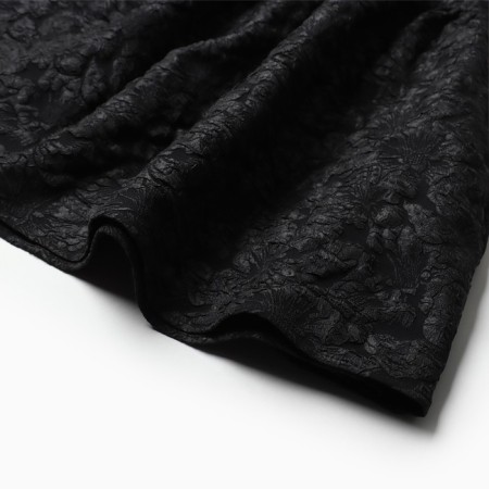 Women's dress with a neckline on the back MIST, p. S, black-4